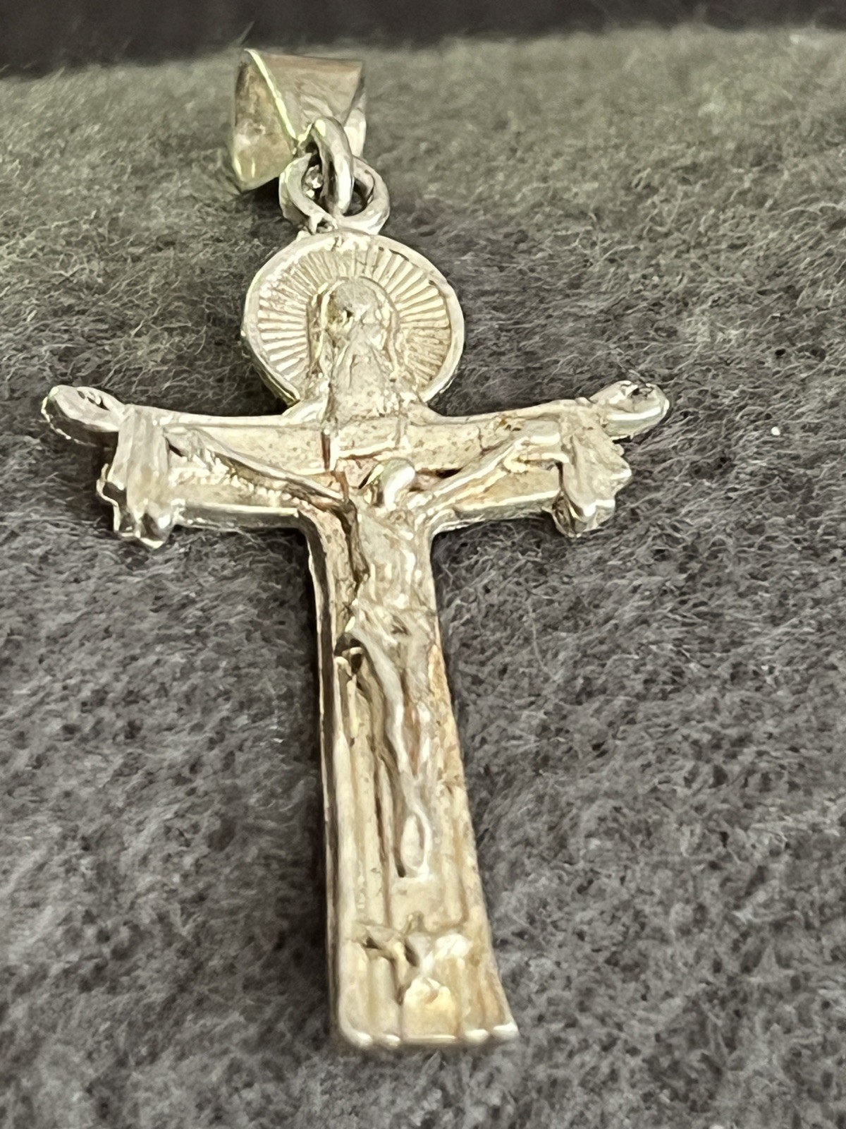 925 Sterling Silver Crucifix Cross Pendant Catholic Religious Jesus 1.5” 925 Sterling Silver Crucifix Cross Pendant Catholic Religious Jesus 1.5”