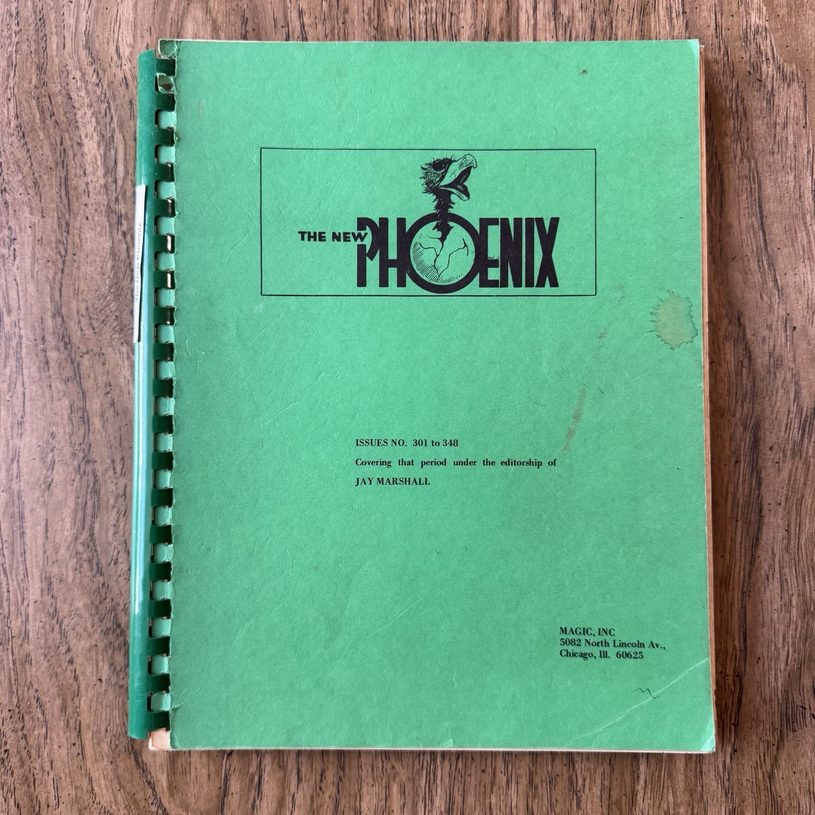 The New Phoenix Issues 301 to 348 Magic Inc Bound Compilation Jay Marshall Trick The New Phoenix Issues 301 to 348 Magic Inc Bound Compilation Jay Marshall Trick
