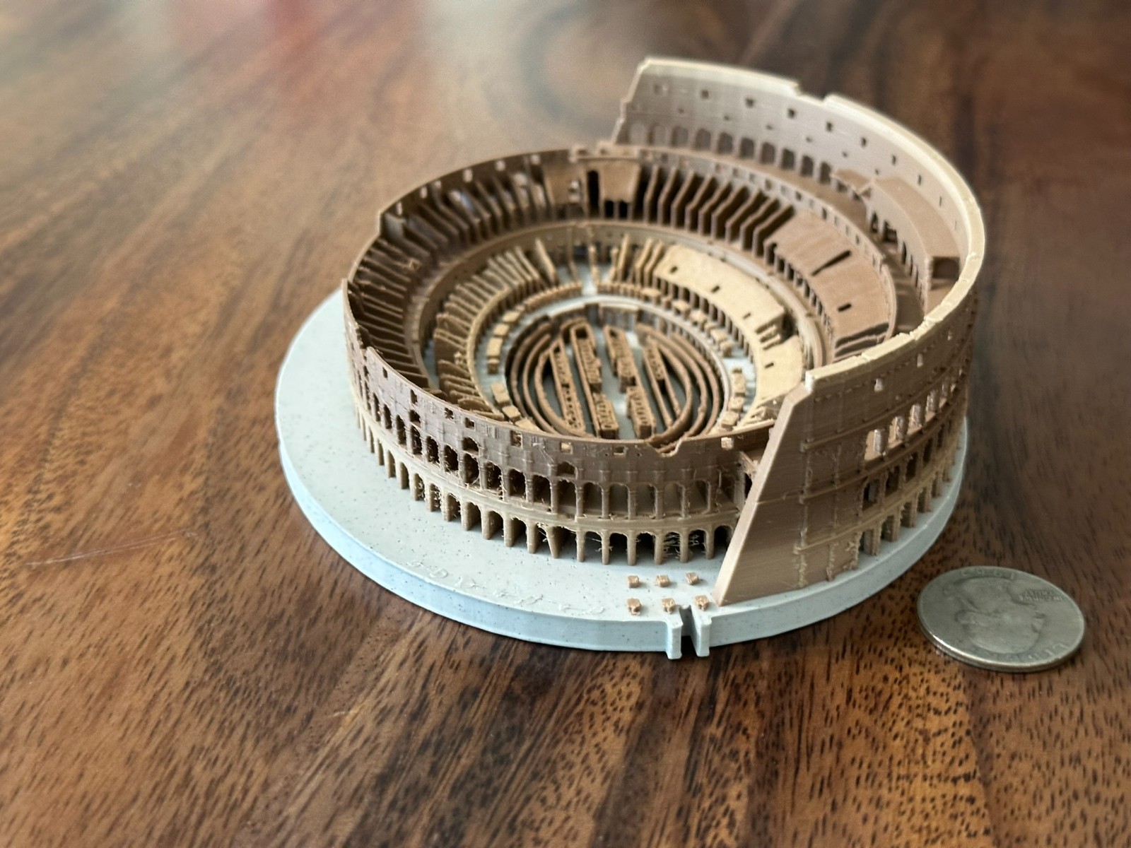 Roman Colosseum Model - Multiple Sizes – Highly Detailed - Marble / Rock Color Roman Colosseum Model - Multiple Sizes – Highly Detailed - Marble / Rock Color