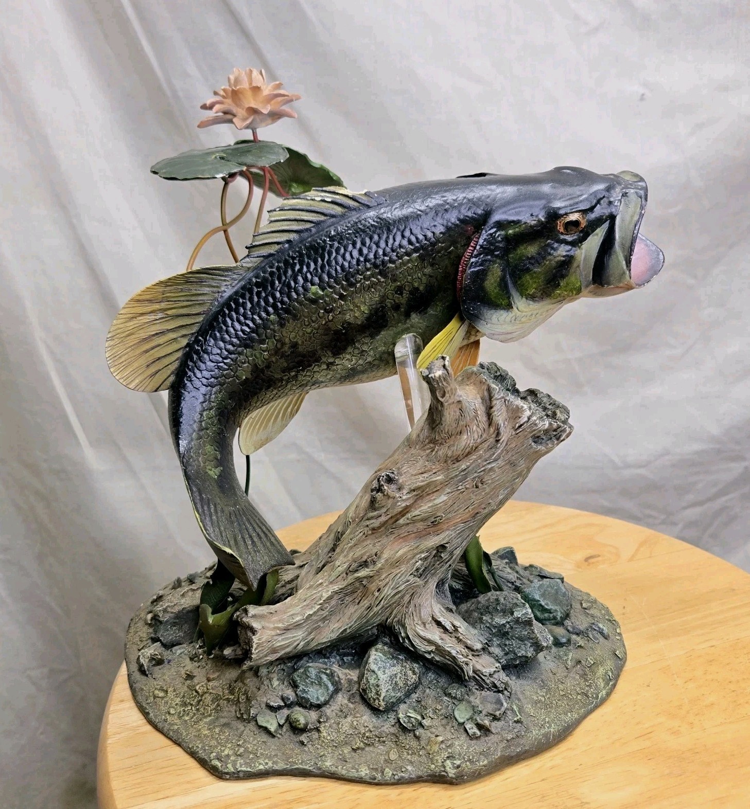 Vintage Backwater Bass George Kruth Danbury Mint Freshwater Trophies Collection Vintage Backwater Bass George Kruth Danbury Mint Freshwater Trophies Collection