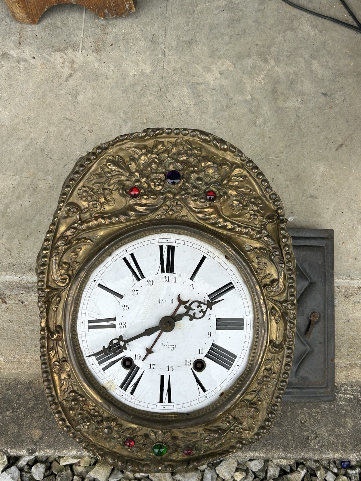 antique french morbier clock Movement Parts antique french morbier clock Movement Parts
