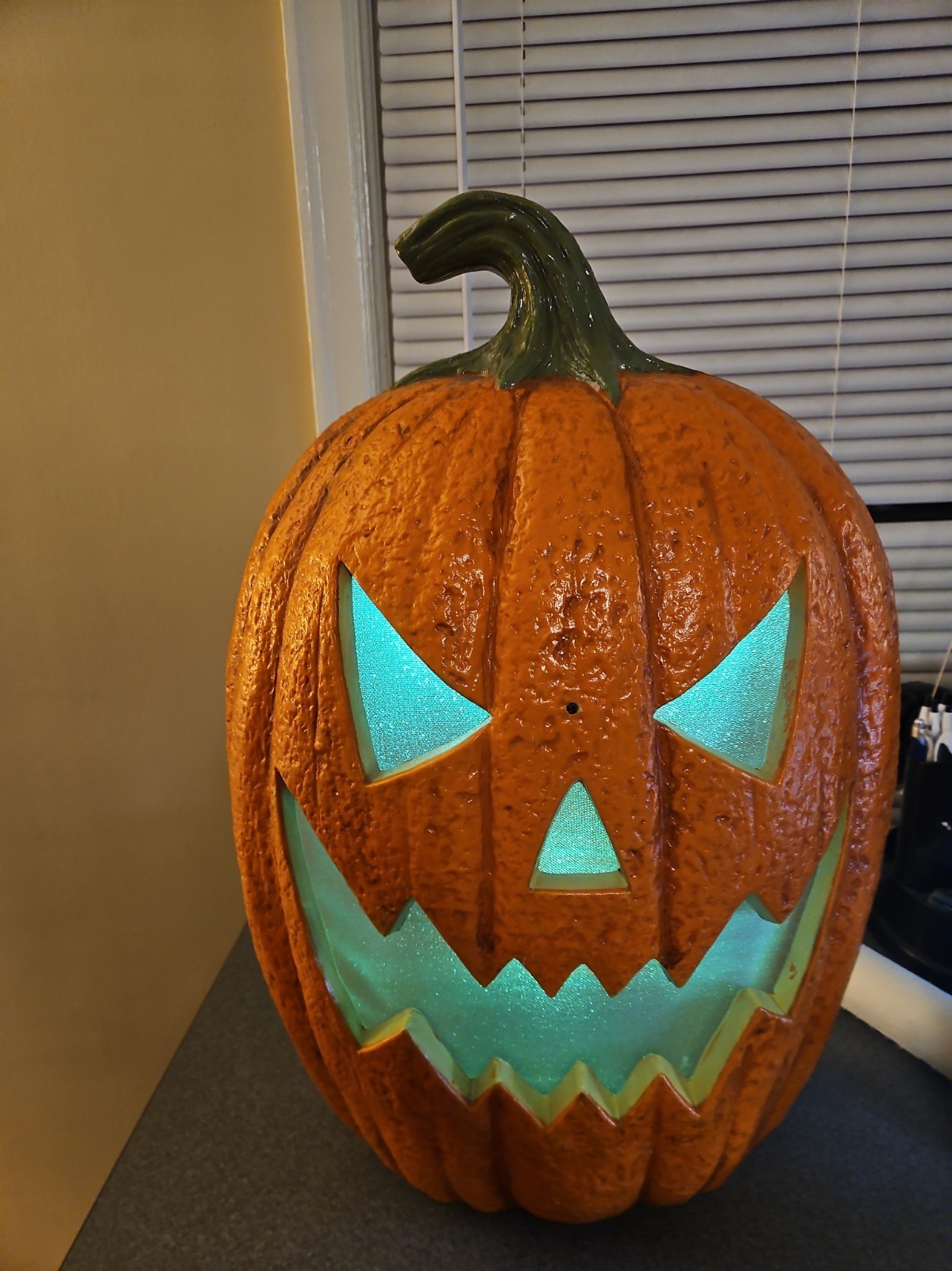 21" Scary Jack-O-Lantern w/Sound - Motion Senser -Tested And Works SPOOKY 21" Scary Jack-O-Lantern w/Sound - Motion Senser -Tested And Works SPOOKY