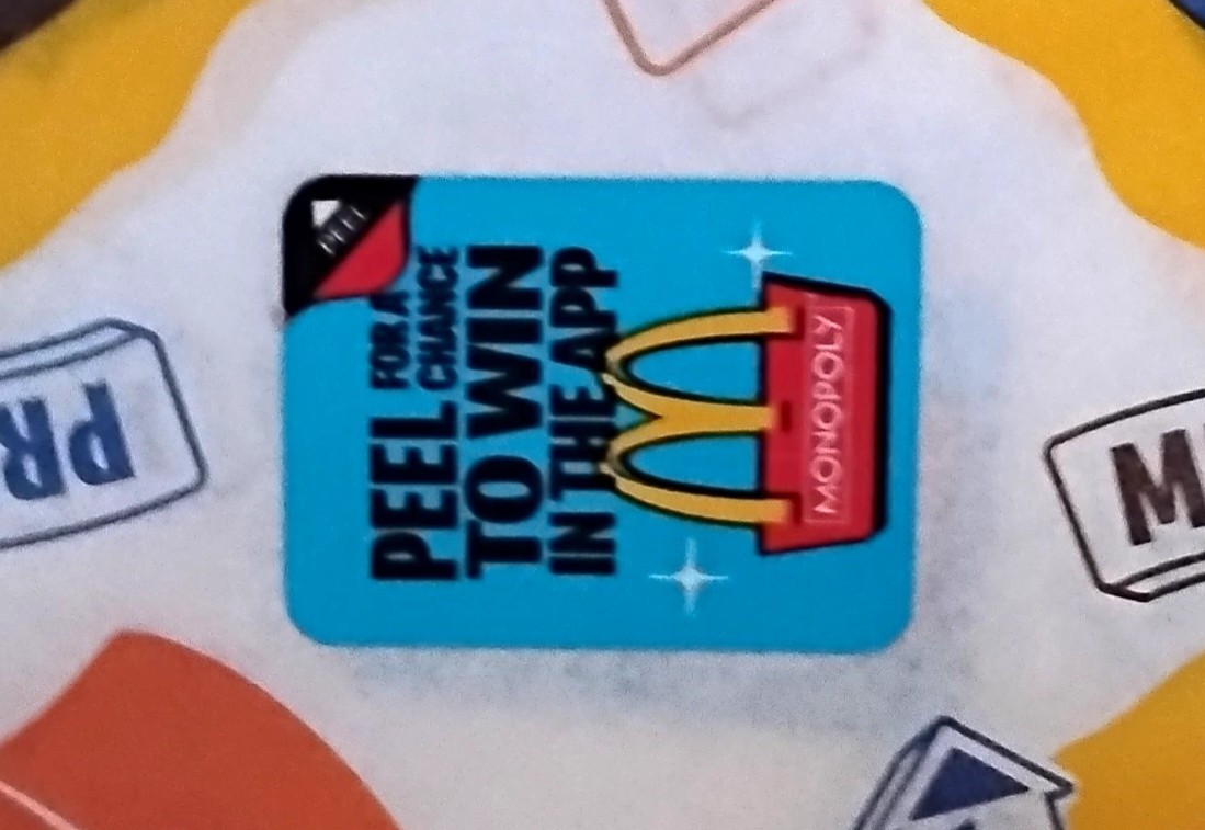 McDonald's 2026 Monopoly Game Unpeeled Pieces (Lot of 10) Start Winning Today 