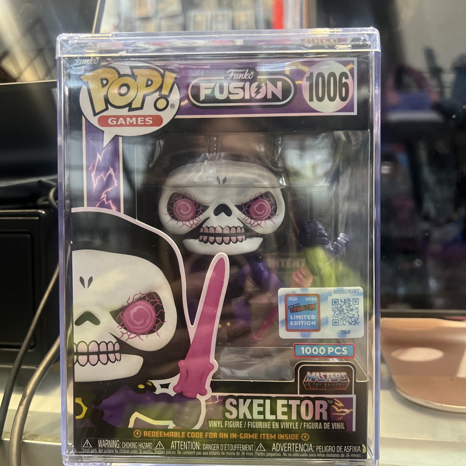Funko Pop Fusion Masters of the Universe Skeletor NYCC 2024 Exclusive LE 1000 Funko Pop Fusion Masters of the Universe Skeletor NYCC 2024 Exclusive LE 1000