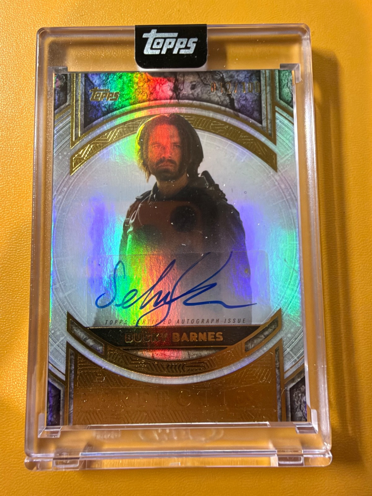 2025 Topps Marvel Collector Bucky Barnes Sebastian Stan /100 Winter Soldier Auto 2025 Topps Marvel Collector Bucky Barnes Sebastian Stan /100 Winter Soldier Auto