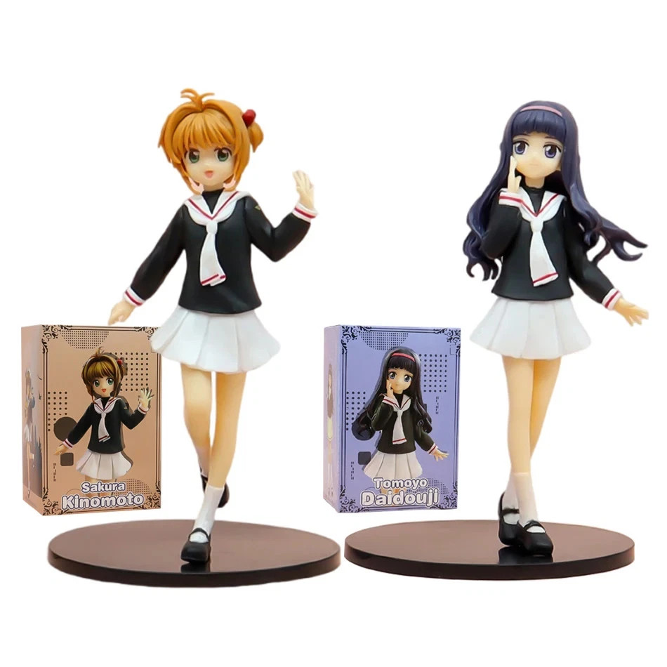 16cm Card Captor Sakura Sakura & Tomoyo PVC Action Figure Toy