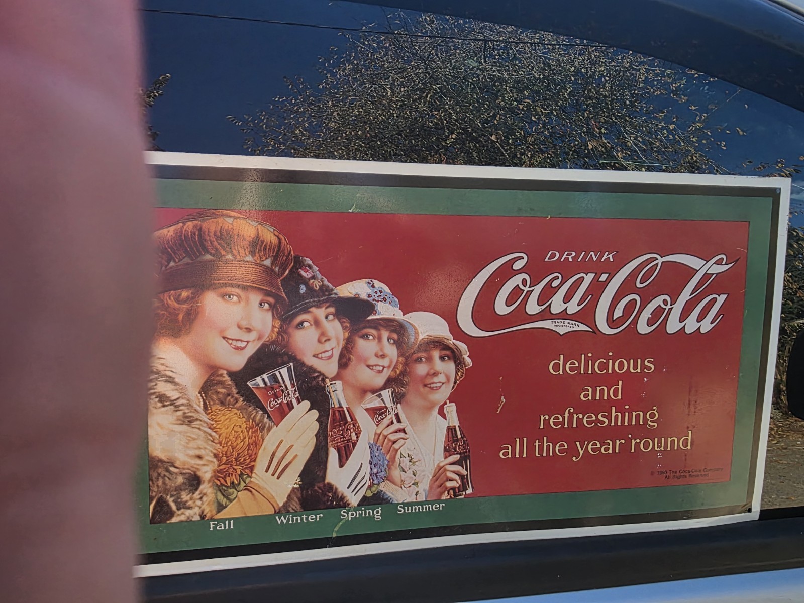 1993 Coca-Cola Metal Sign