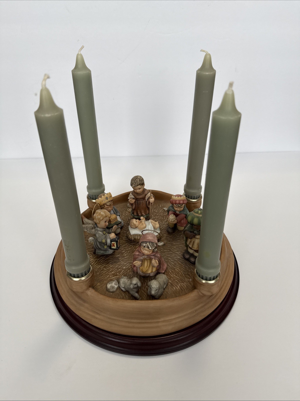Rare BERTA HUMMEL "LIGHT OF THE WORLD" ADVENT CANDLE NATIVITY, HAWTHORNE VILLAGE Rare BERTA HUMMEL "LIGHT OF THE WORLD" ADVENT CANDLE NATIVITY, HAWTHORNE VILLAGE