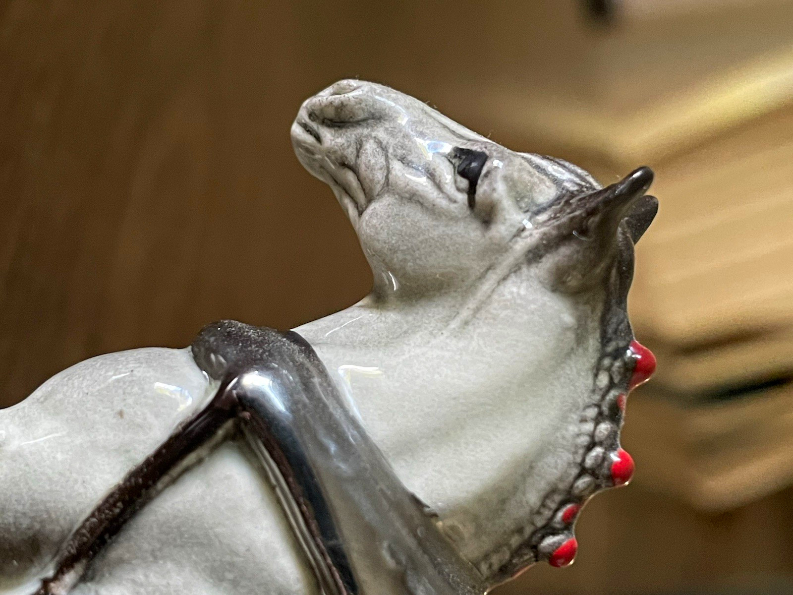 Hagan Renneker   grey draft Horse with Harness  vintage