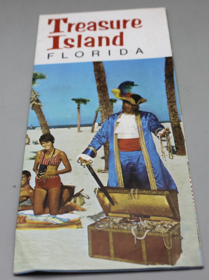 Treasure Island Florida Souvenir Travel Brochure Vintage Treasure Island Florida Souvenir Travel Brochure Vintage
