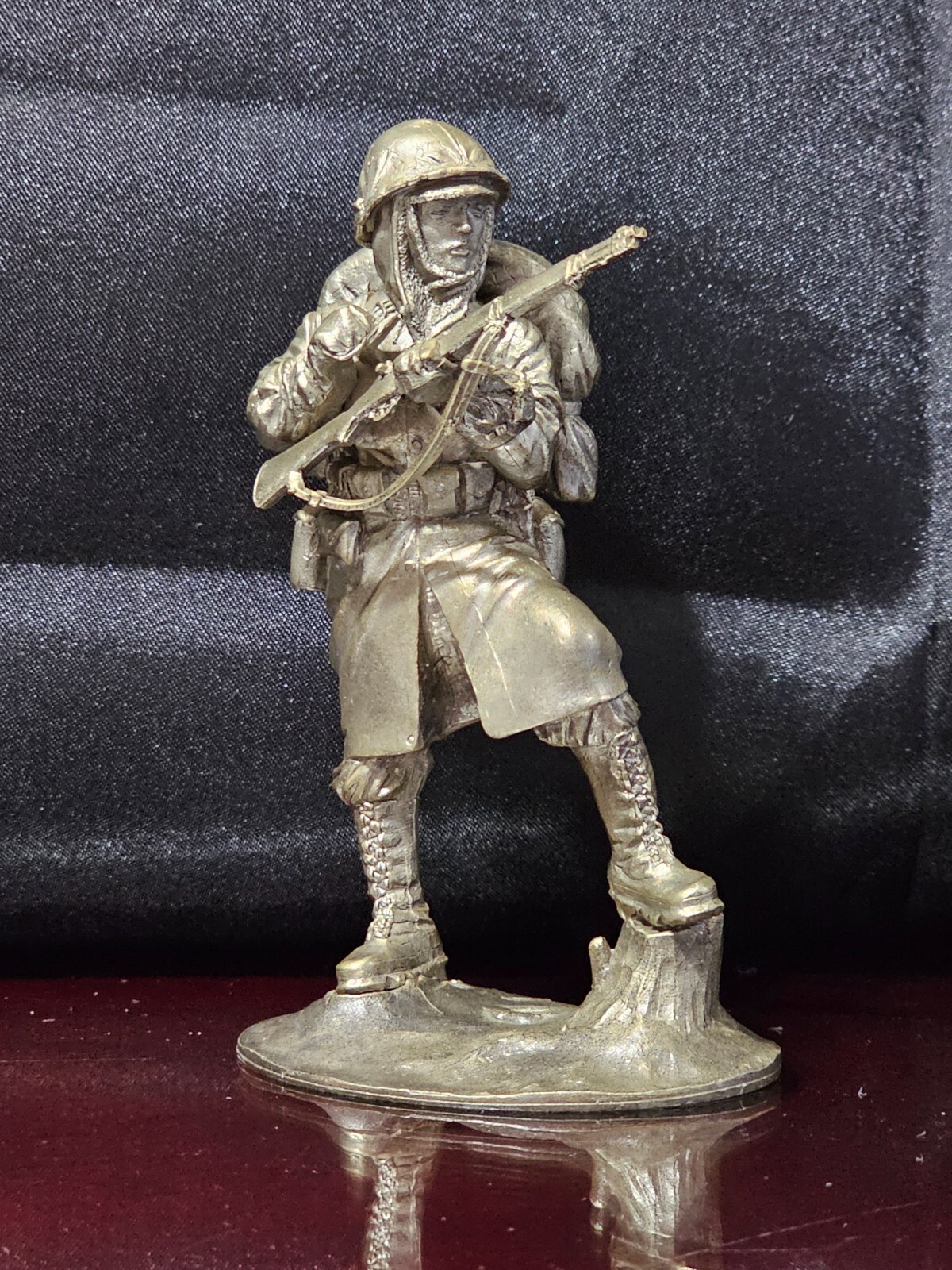 RARE VINTAGE KIRK PEWTER SERIES #11 US MARINE 1950 PEWTER FIGURINE 4.25" RARE VINTAGE KIRK PEWTER SERIES #11 US MARINE 1950 PEWTER FIGURINE 4.25"