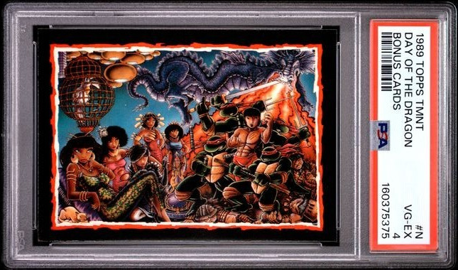1989 Topps TMNT #N Day of the Dragon : Collector's Edition Bonus Cards PSA 4 1989 Topps TMNT #N Day of the Dragon : Collector's Edition Bonus Cards PSA 4
