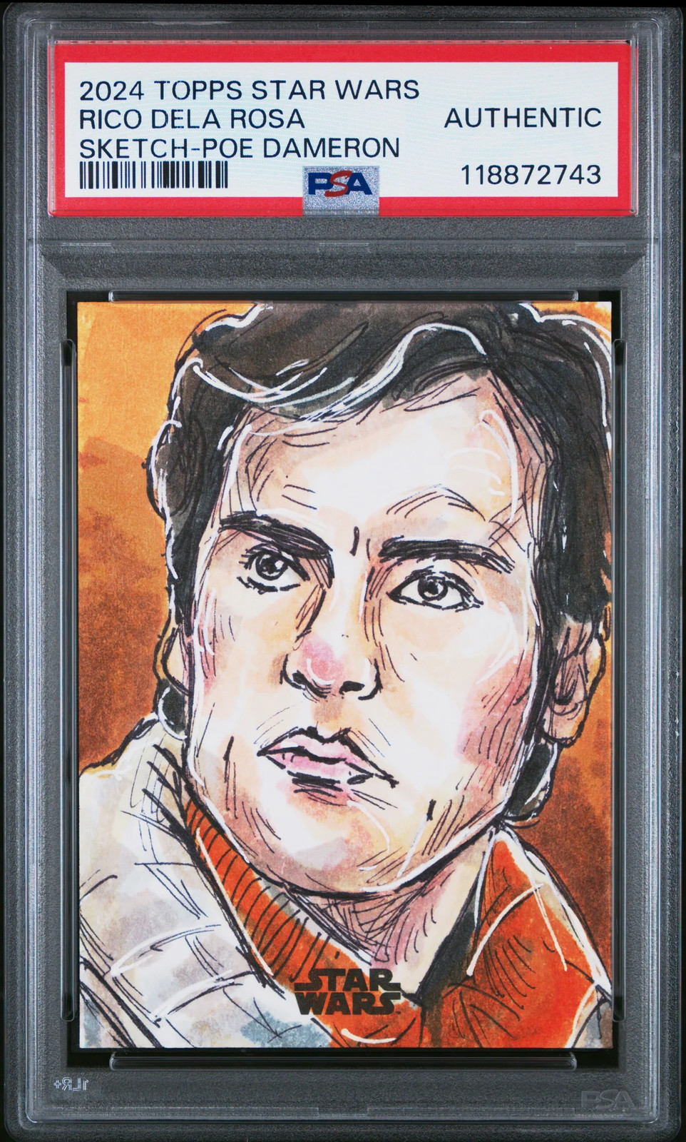 2024 Topps Star Wars Sketch Cards Rico Dela Rosa PSA A 2024 Topps Star Wars Sketch Cards Rico Dela Rosa PSA A