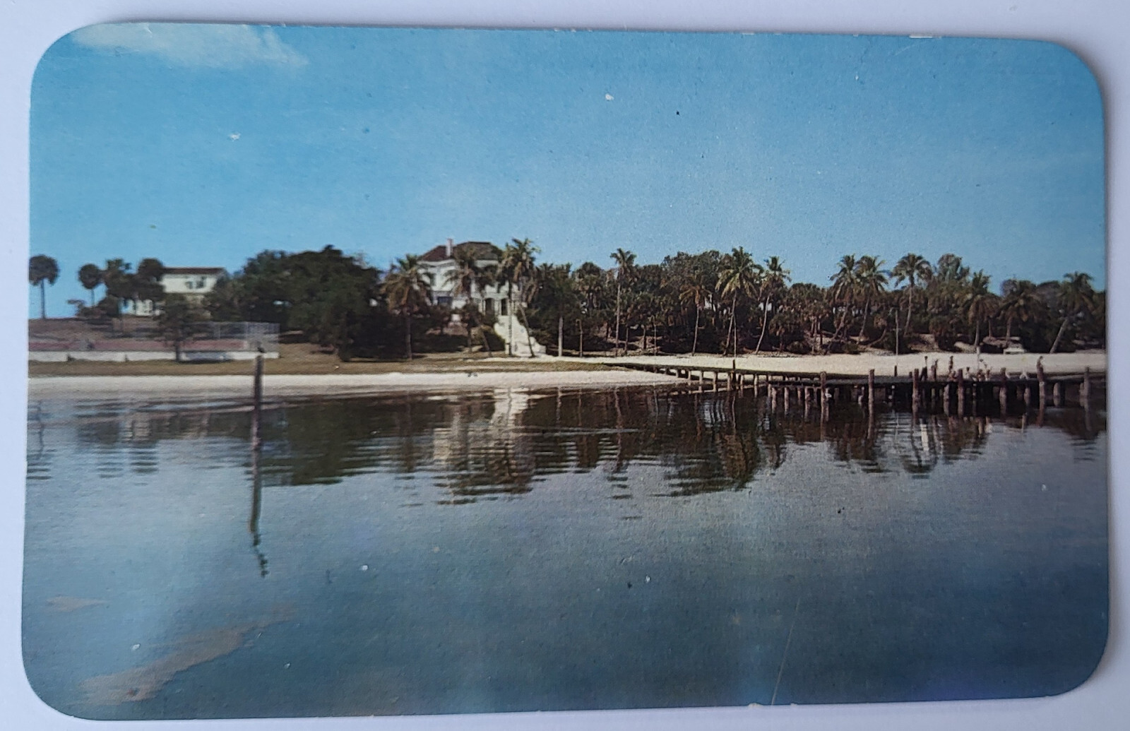 VTG 1952 PC USEPPA ISLAND CLUB HOUSE LEE COUNTY FL BEACH TENNIS COURTS MINT VTG 1952 PC USEPPA ISLAND CLUB HOUSE LEE COUNTY FL BEACH TENNIS COURTS MINT
