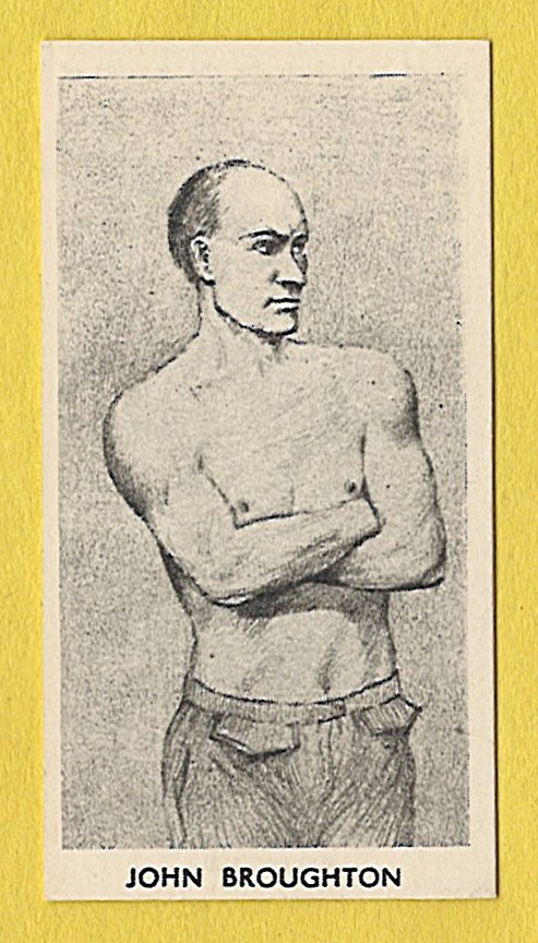 Eight 1938 F.C. CARTLEDGE Knock-Out RAZOR BLADES FAMOUS PRIZE FIGHTERS cards 1-8