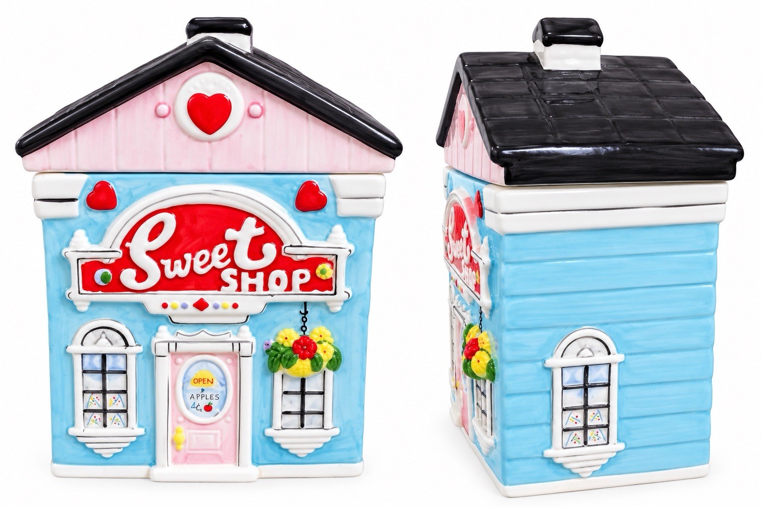 Vintage 1990 Lenox Village "Sweet Shoppe" Sugar Canister Vintage 1990 Lenox Village "Sweet Shoppe" Sugar Canister