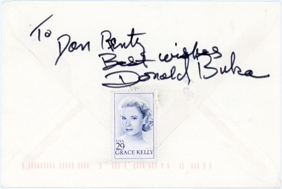 Donald Buka- Signed Envelope Donald Buka- Signed Envelope
