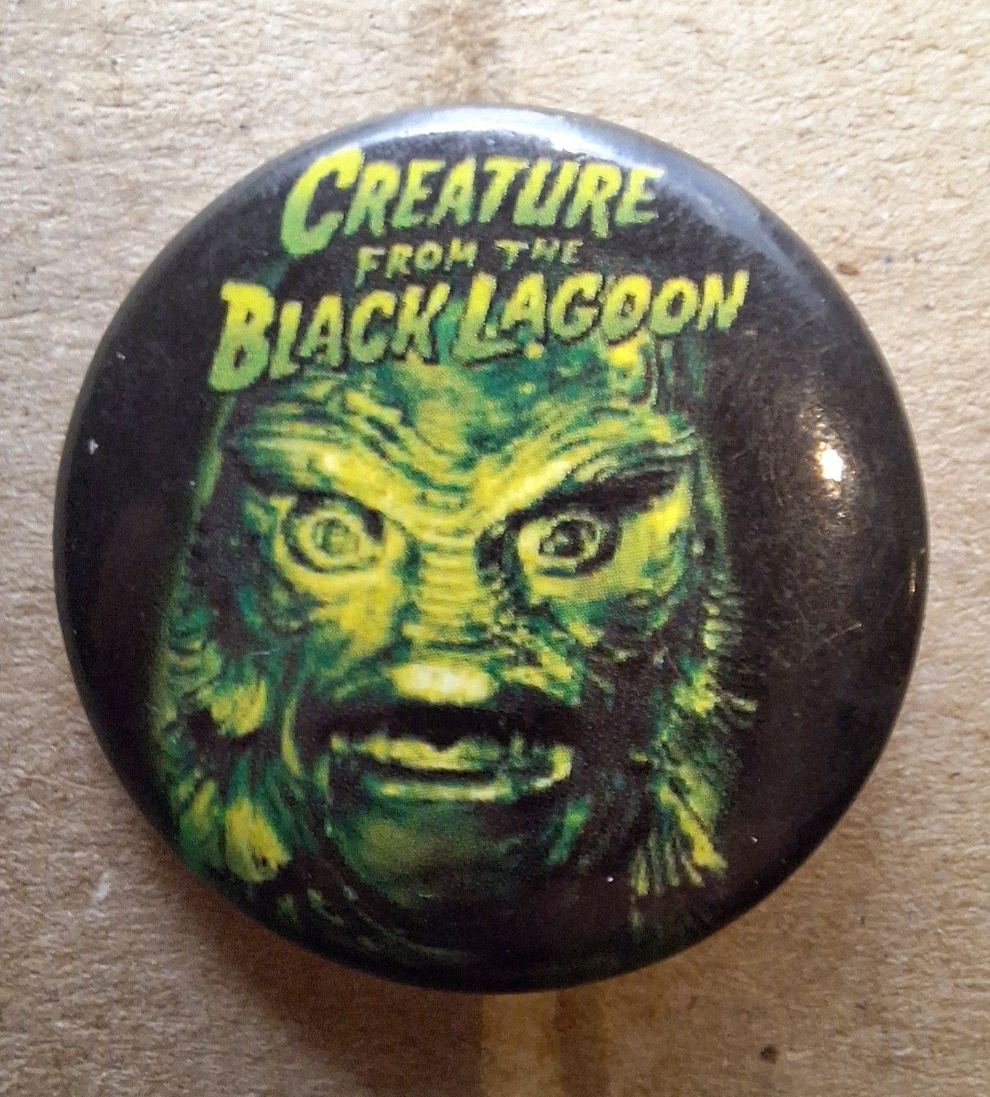 Universal Monsters movie, Creature from the Black Lagoon Button Pinback Universal Monsters movie, Creature from the Black Lagoon Button Pinback