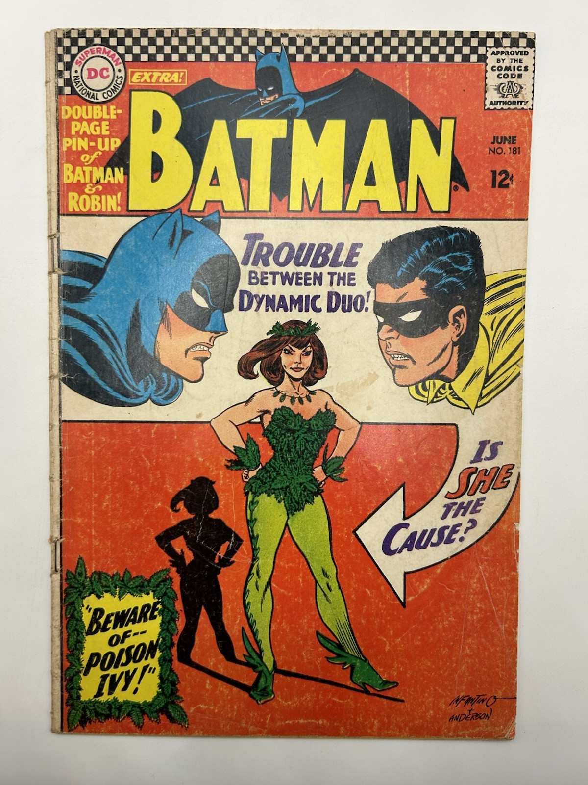 Batman #181 (1966) DC Comics 1st Poison Ivy Appearance (Check Description)