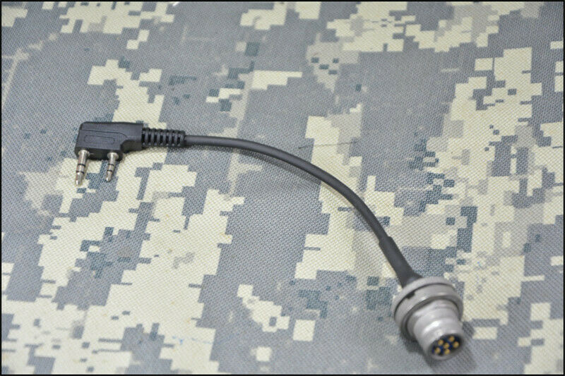 TCA 6-Pin PRC-148 152 Radio PTT Adapter Cable Compatible with Kenwood/Baofeng TCA 6-Pin PRC-148 152 Radio PTT Adapter Cable Compatible with Kenwood/Baofeng