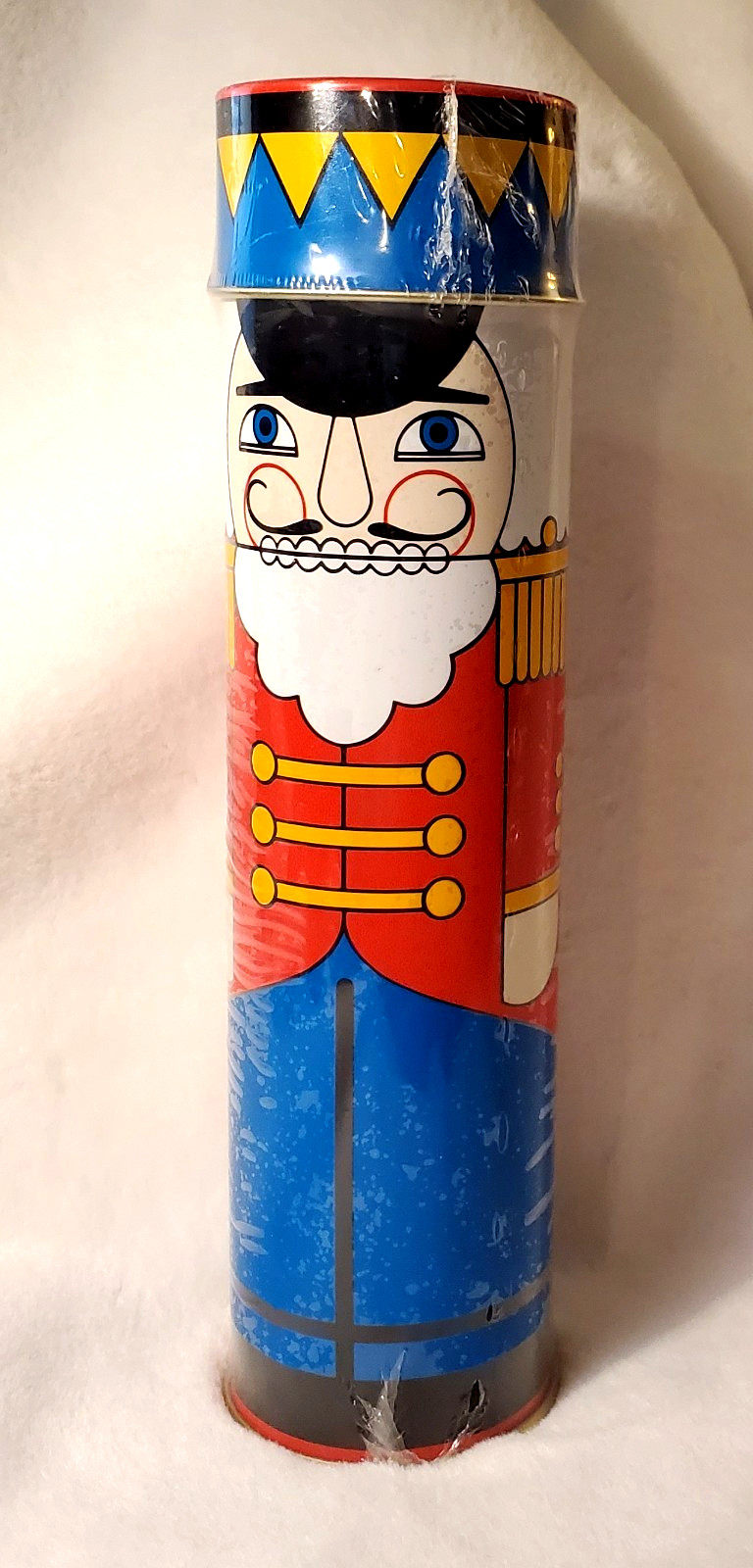 NOS-Vintage AVON 1984 Nutcracker Candy Tin 8" - SEALED