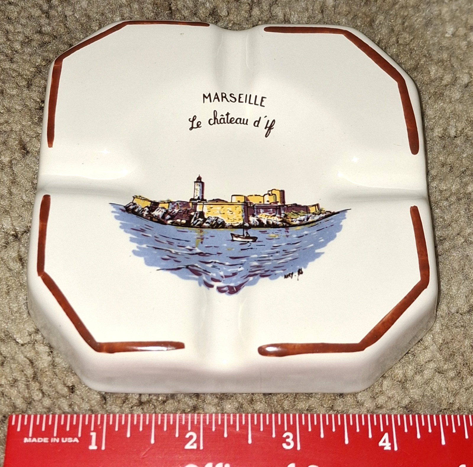 Vintage Marseille Maison Louis Sicard Ashtray Vintage Marseille Maison Louis Sicard Ashtray