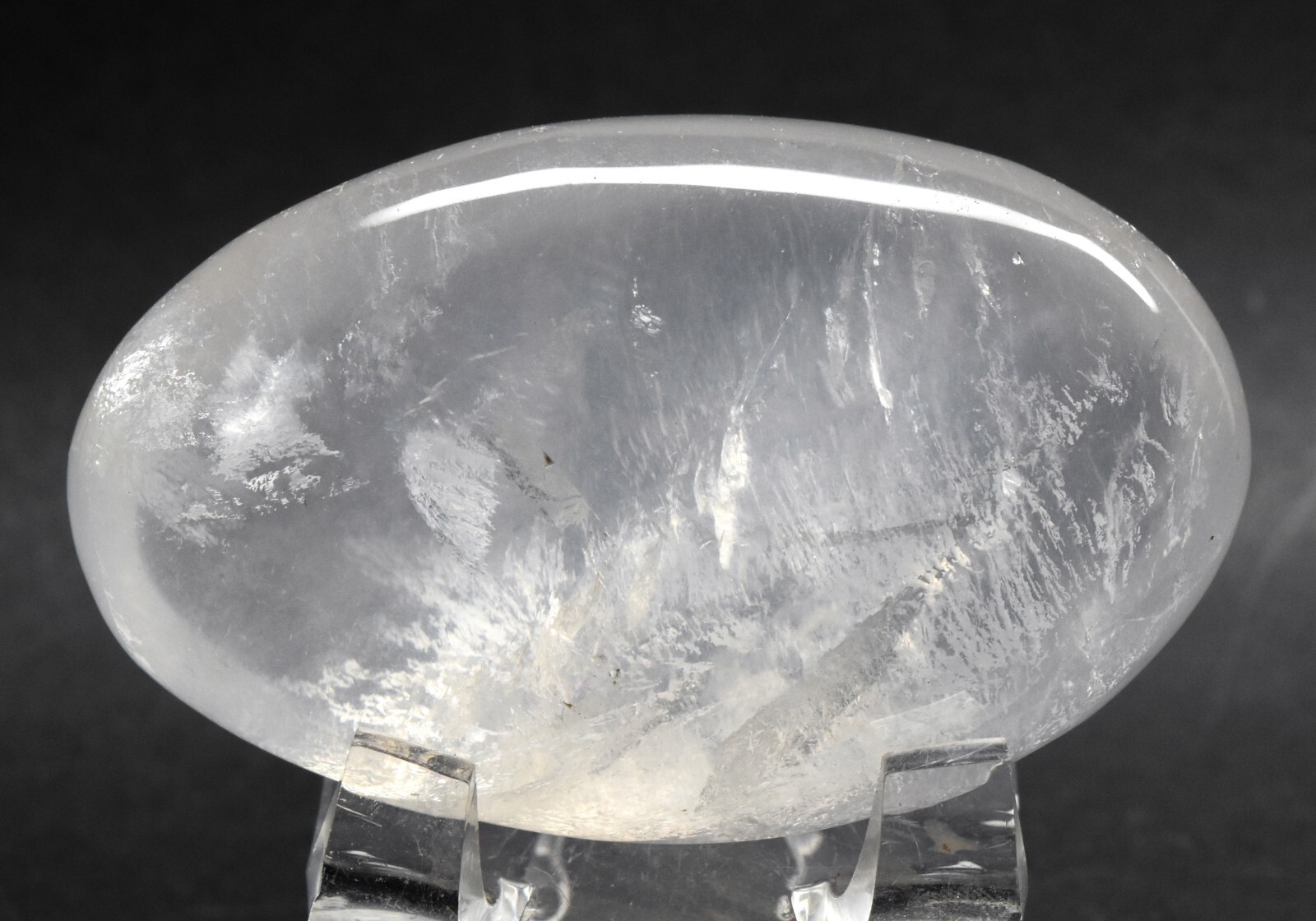 2.7" Sparkling Girasol Palm Stone Polished Moon Opal Crystal Mineral Madagascar