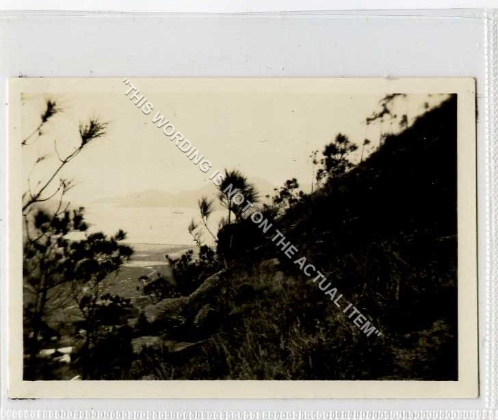 (Gc160911-100) Real Photo, Near Lion Rock, Kai Tak, Hong Kong, China c1936 VG (Gc160911-100) Real Photo, Near Lion Rock, Kai Tak, Hong Kong, China c1936 VG