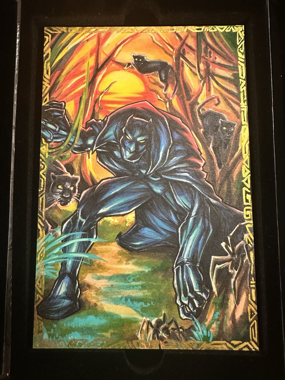 2026 Topps Marvel Vault Black Panther Oversized Premiere Sketch By Sturdy 1/1 🔥 2026 Topps Marvel Vault Black Panther Oversized Premiere Sketch By Sturdy 1/1 🔥