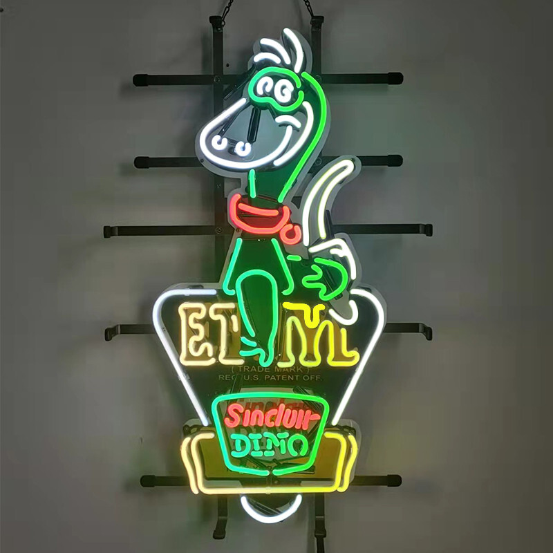 US STOCK Sinclair Dino Gasoline Vintage Neon Sign For Gas Station Decor 24"x15" US STOCK Sinclair Dino Gasoline Vintage Neon Sign For Gas Station Decor 24"x15"