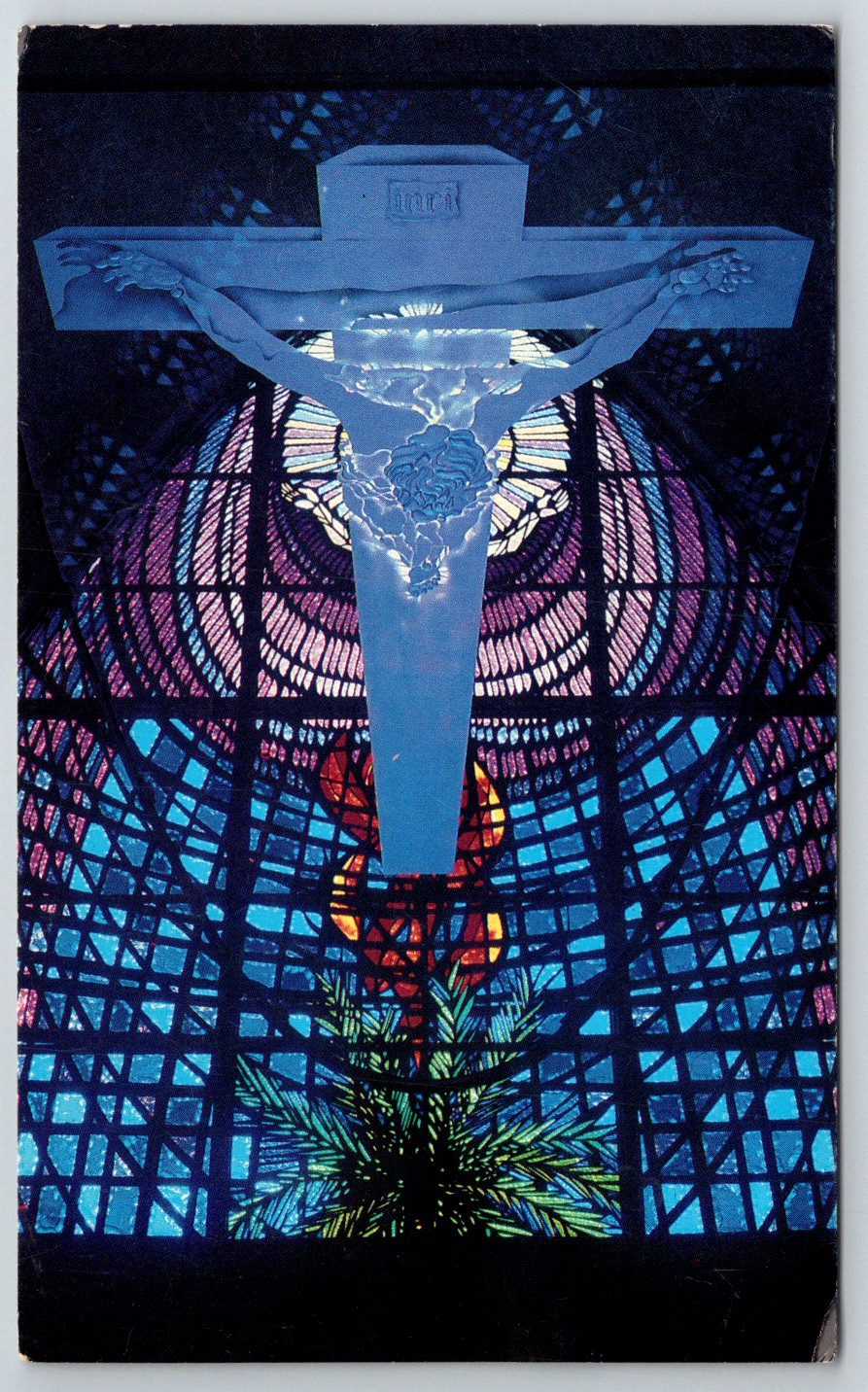 c1960s Anima Christi St Maria Goretti Parish Scottsdale Arizona Prayer Card'