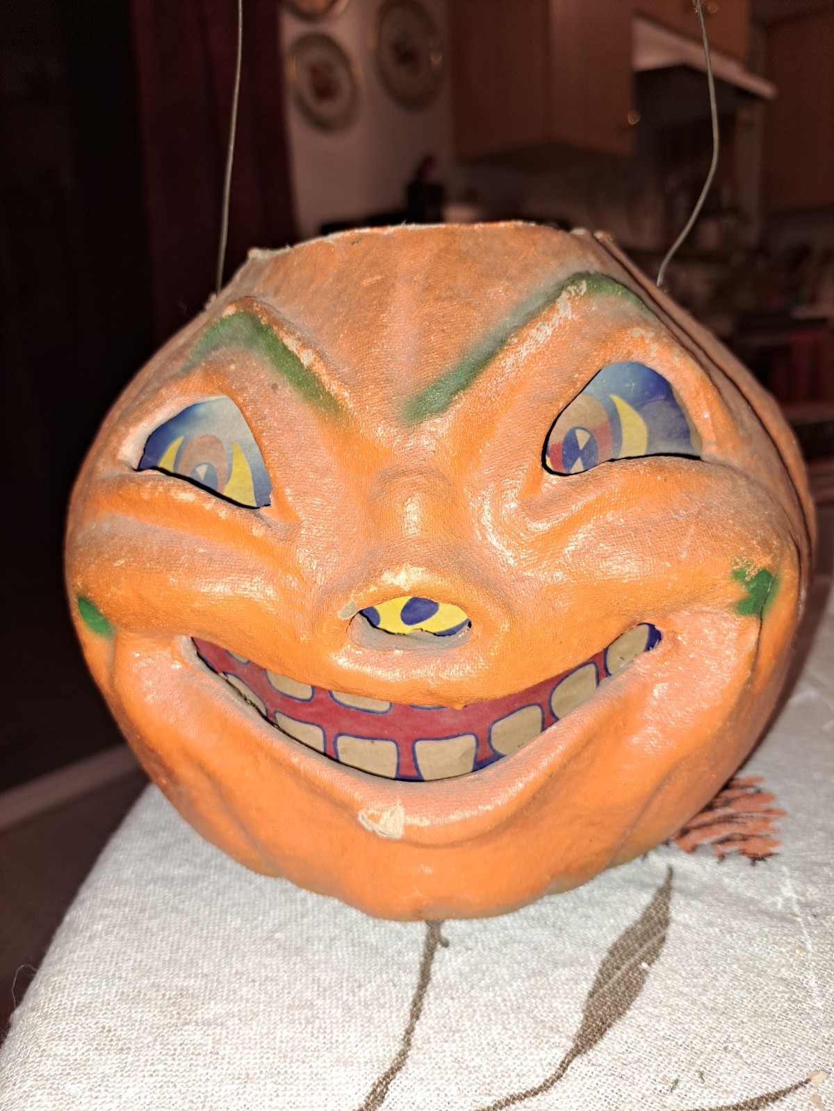 vintage rare paper mache jack o lantern vintage rare paper mache jack o lantern
