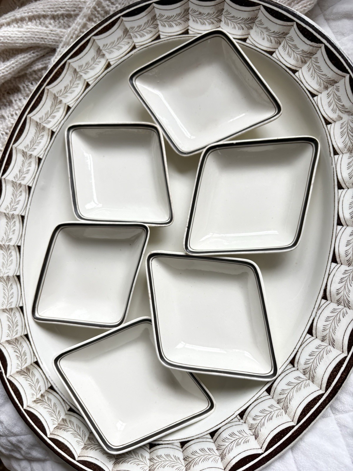 Antique Early Wedgwood C 1800 Creamware Butter Pat Set 6 Rockwell Collection Antique Early Wedgwood C 1800 Creamware Butter Pat Set 6 Rockwell Collection