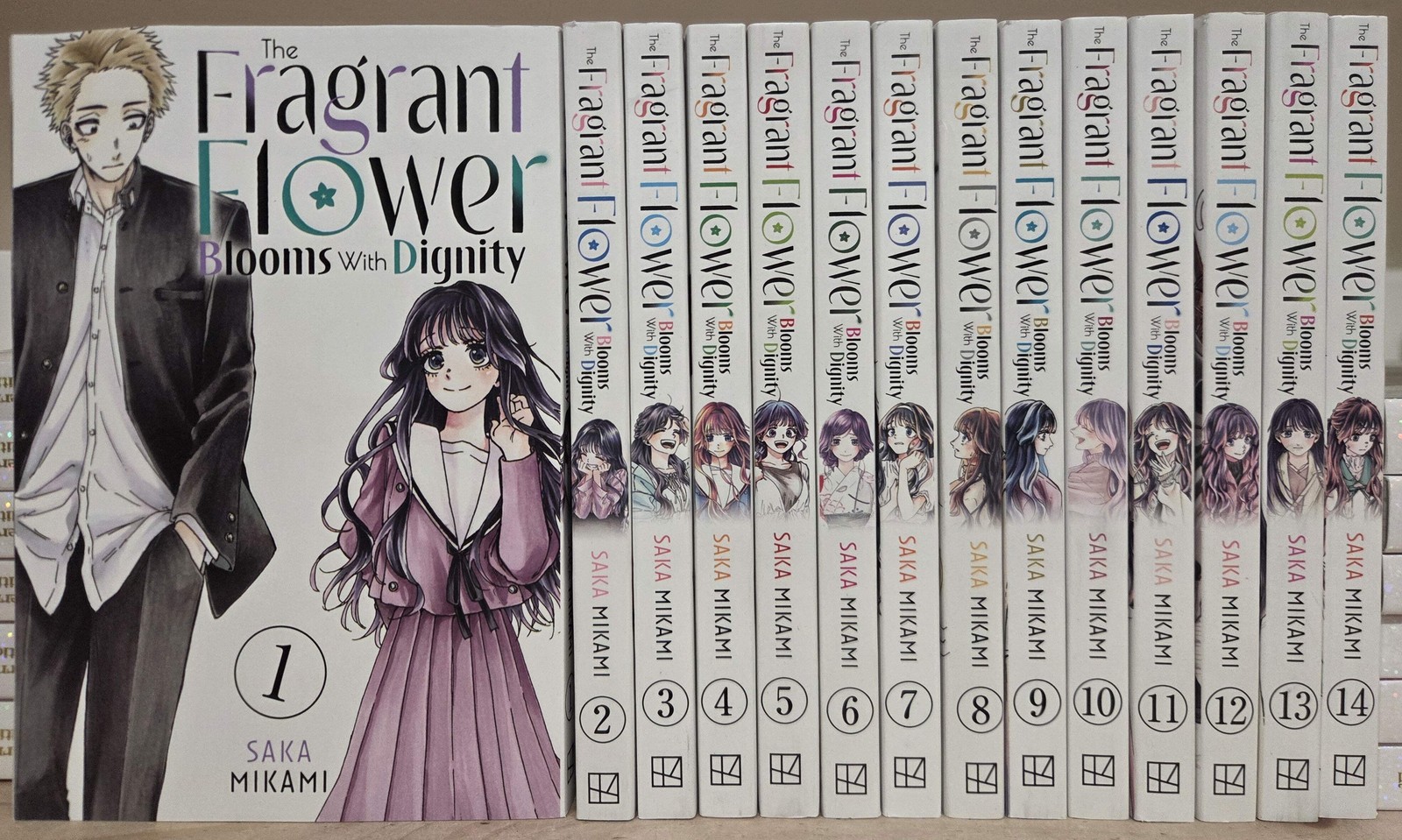The Fragrant Flower Blooms With Dignity Vol. 1-14 Complete Manga Set English The Fragrant Flower Blooms With Dignity Vol. 1-14 Complete Manga Set English