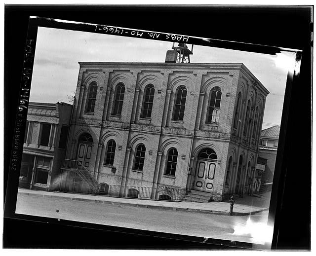 Photo:Glasgow Missouri City Hall ca 1866 HABS Historic Building Survey Photo:Glasgow Missouri City Hall ca 1866 HABS Historic Building Survey