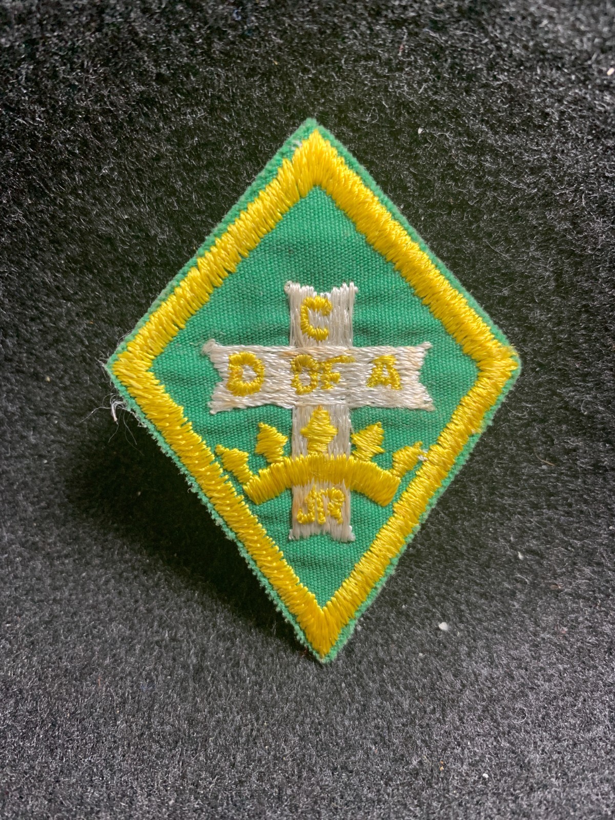 Vintage Catholic Daughters Of America Patch