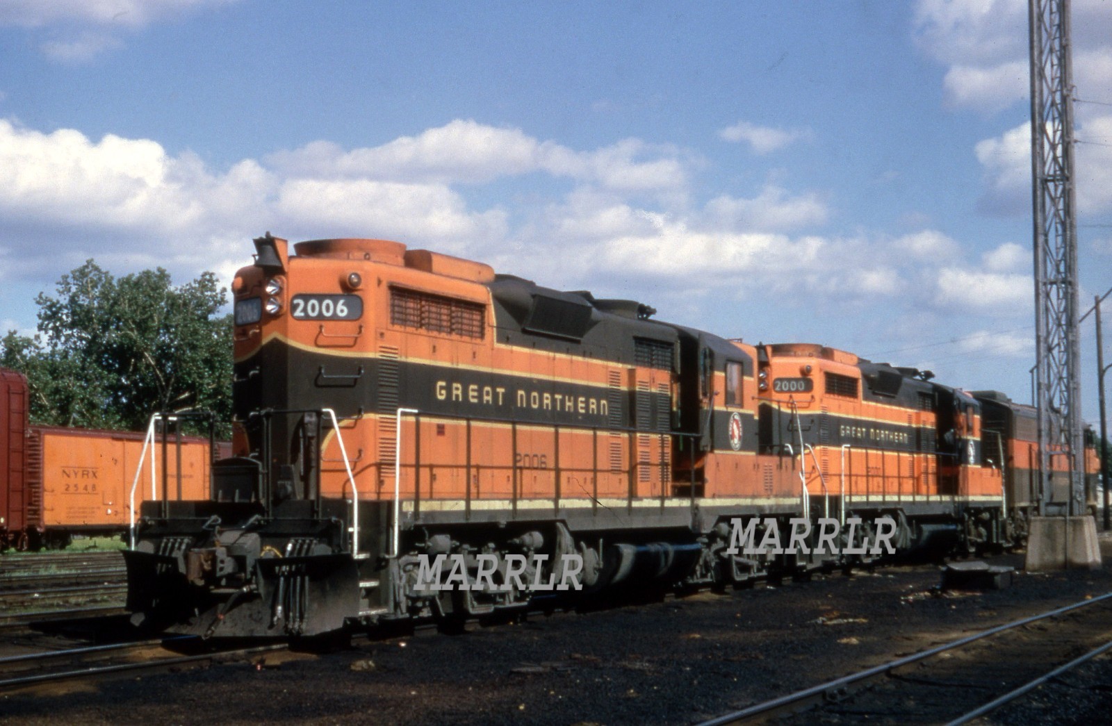 RR Photo-GREAT NORTHERN GN 2006 GP20 at Minneapolis Mn 6/20/1965 RR Photo-GREAT NORTHERN GN 2006 GP20 at Minneapolis Mn 6/20/1965