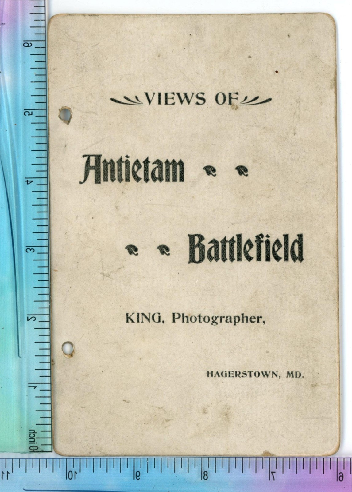 Rare 1880's Antietam Civil War Battlefield Souvenir Real Photo Book Original Rare 1880's Antietam Civil War Battlefield Souvenir Real Photo Book Original