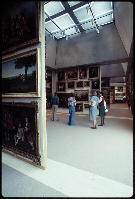 Photo:Yale University British Museum Art Gallery Interior 1970s Paintings Photo:Yale University British Museum Art Gallery Interior 1970s Paintings