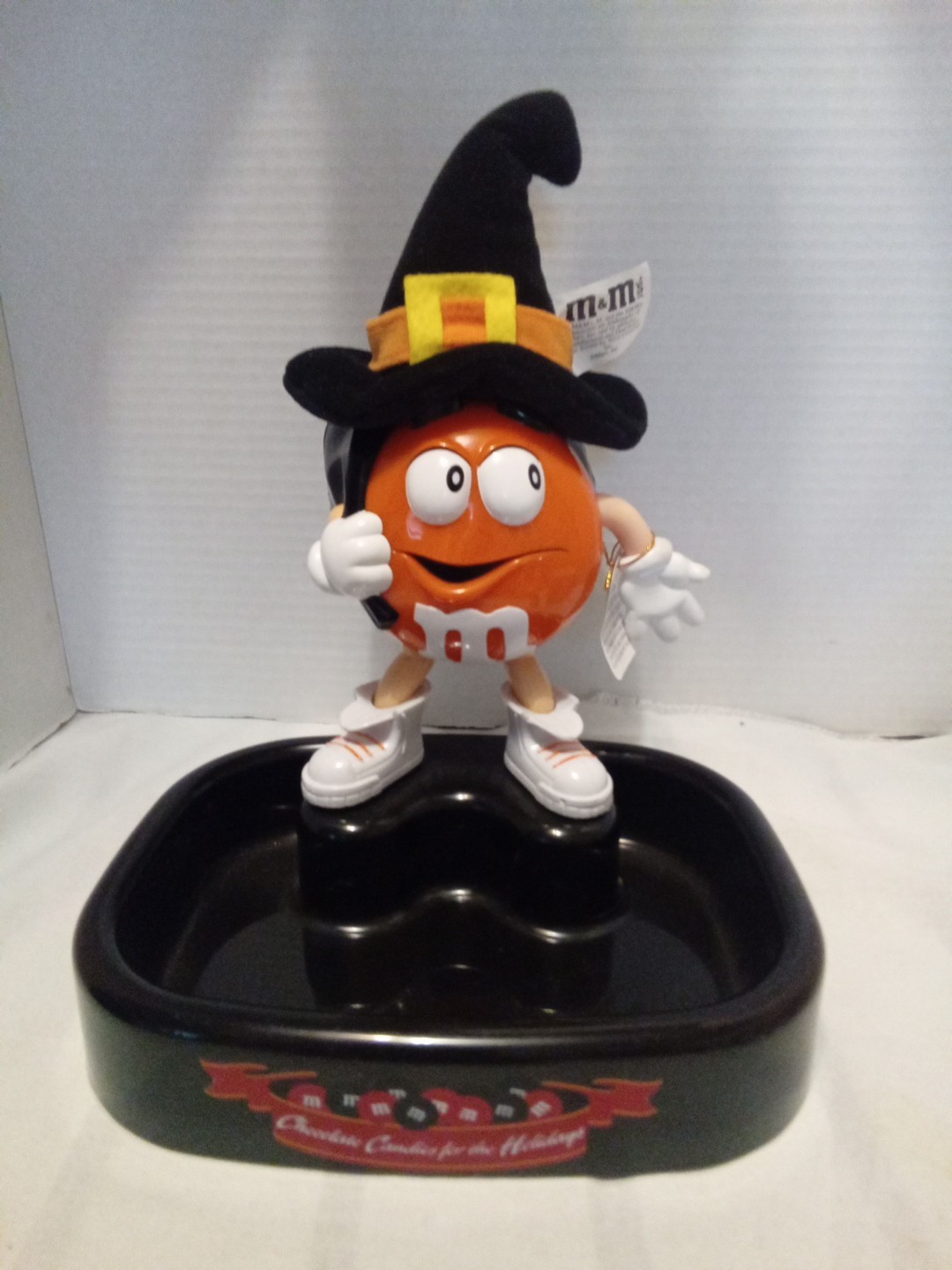 Vintage M&M's Halloween Candy Dish Orange Witch 1999 Talks - Works N/B Vintage M&M's Halloween Candy Dish Orange Witch 1999 Talks - Works N/B