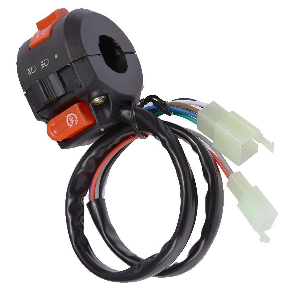 Left Handlebar Start ATV Kill Light Starter Switch Fit for 50cc 70cc 90cc 110cc Left Handlebar Start ATV Kill Light Starter Switch Fit for 50cc 70cc 90cc 110cc
