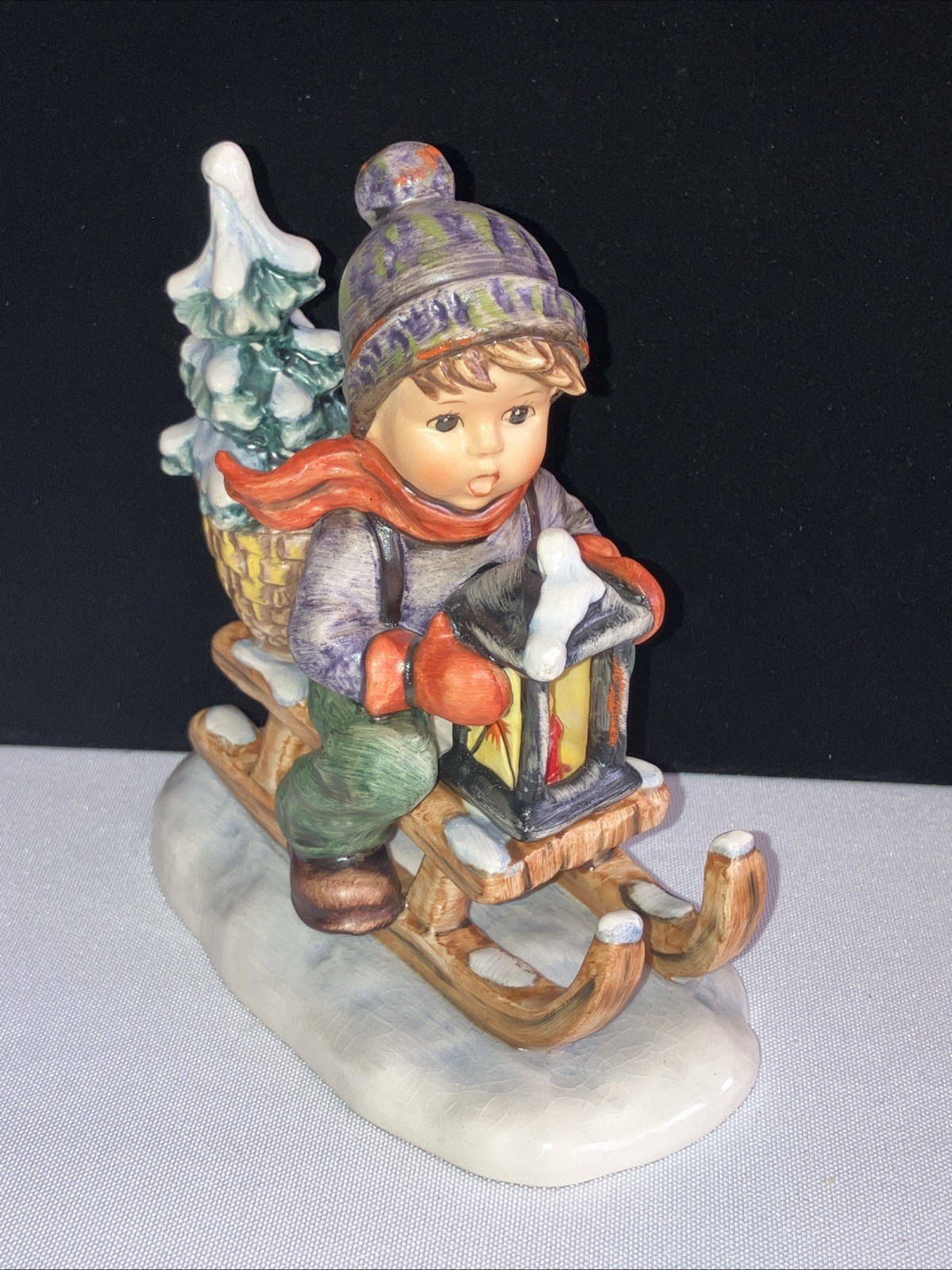 CHRISTMAS...VTG - HUMMEL Figurine “RIDE INTO CHRISTMAS” #396/ W.GERMANY /1971