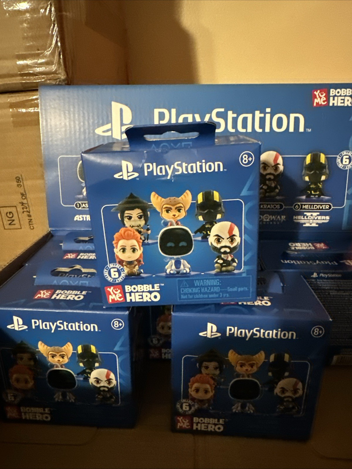 Pack Of 1 YuMe Sony PlayStation Bobble Hero Box Blind Box All Stars Series Rare