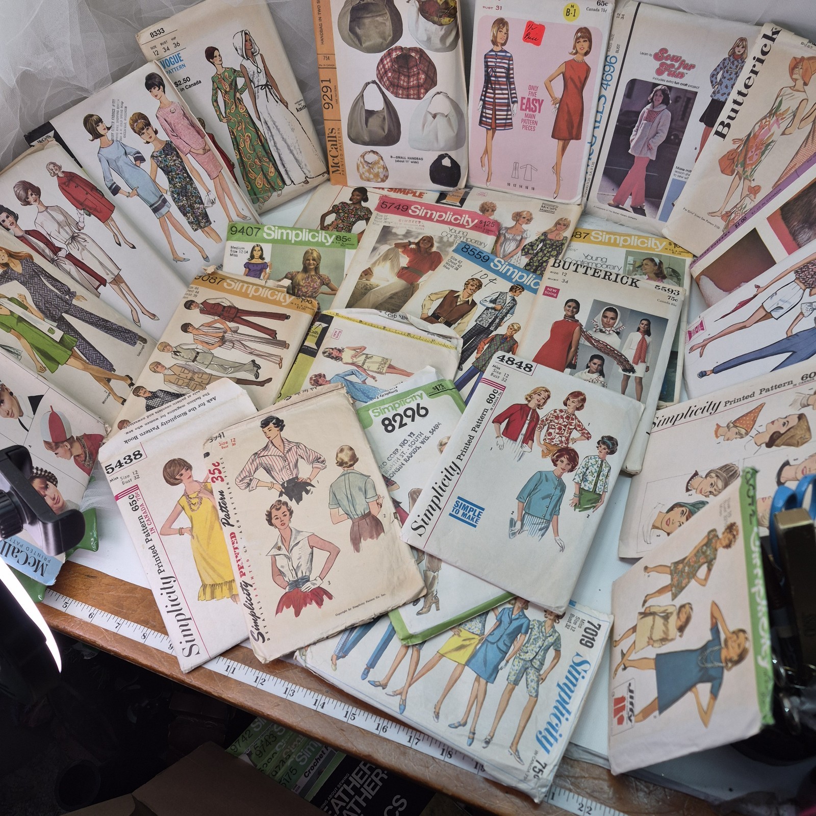 75 Vintage Sewing Pattern Lot Simplicity Butterick McCall Early 40s 50s 60s 70s 75 Vintage Sewing Pattern Lot Simplicity Butterick McCall Early 40s 50s 60s 70s