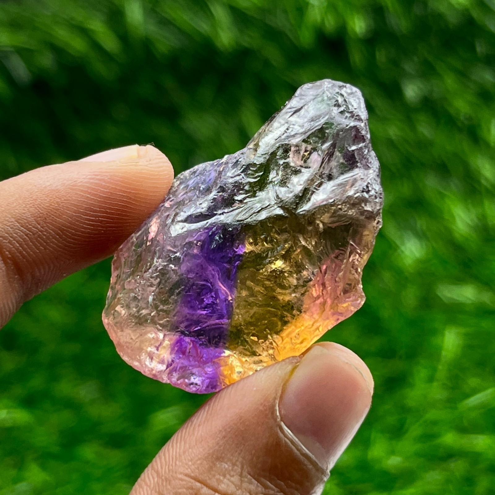 112 Cts Rare Big Ametrine Rough Gemstone – Natural Raw Amethyst and Citrine 112 Cts Rare Big Ametrine Rough Gemstone – Natural Raw Amethyst and Citrine