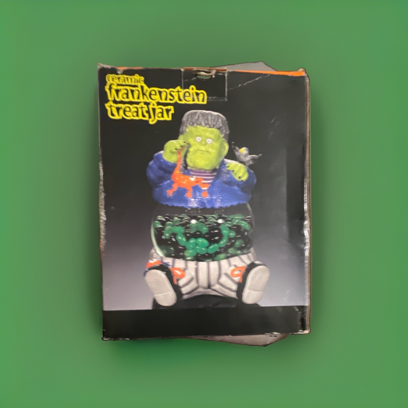 Vintage JC Penny Frankenstein Candy Dish Halloween