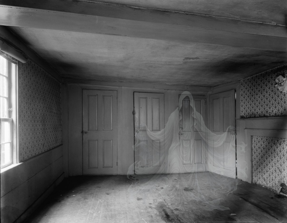 GHOST in a HAUNTED Empty Eerie Room- 5 x 7 inch Print GHOST in a HAUNTED Empty Eerie Room- 5 x 7 inch Print