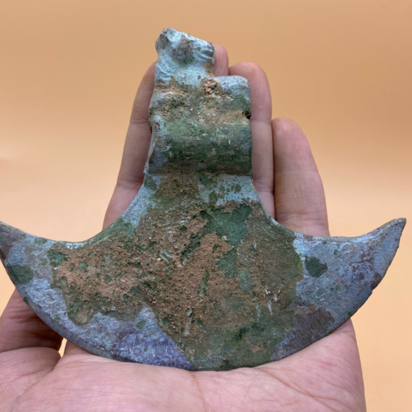 Amazing Old Rare Bronze Near Eastern Wonderful Excellent Tiger on Top AXE Amazing Old Rare Bronze Near Eastern Wonderful Excellent Tiger on Top AXE