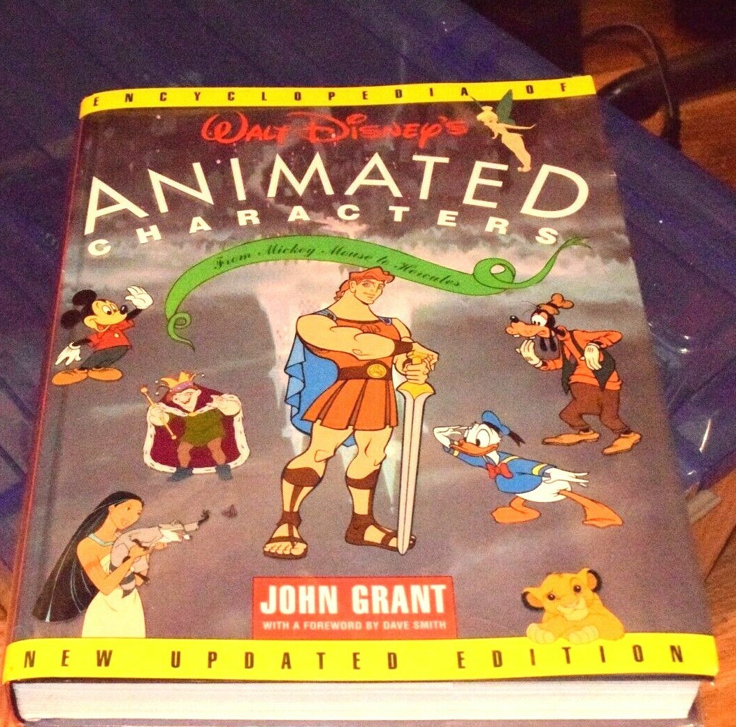 Walt Disney's Encylopedia of Animated Characters John Grant book BRAND NEW Walt Disney's Encylopedia of Animated Characters John Grant book BRAND NEW