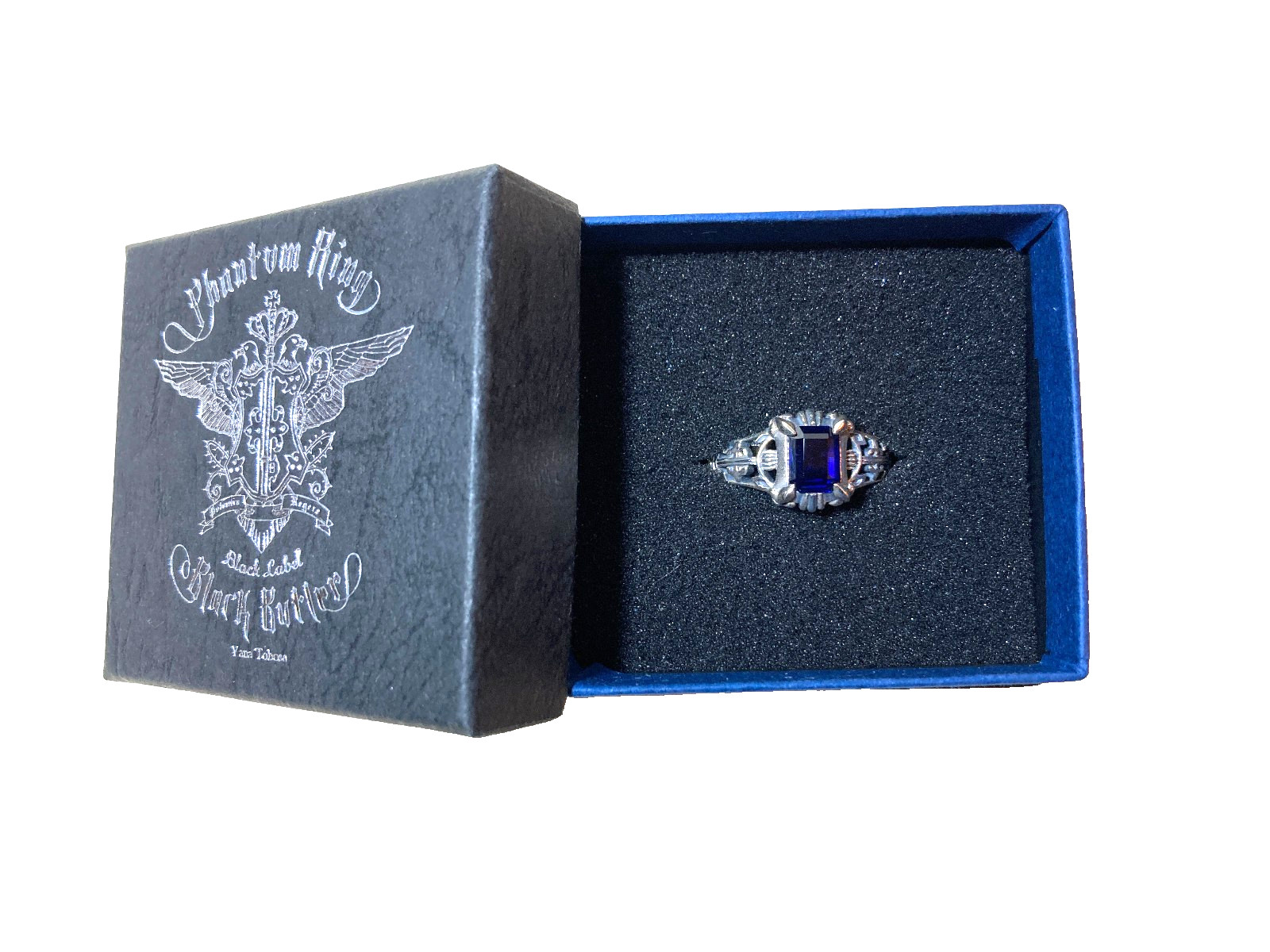 Black Butler Kuroshitsuji Black Label 2018 Ciel Phantom Ring SV925 Size 15 Black Butler Kuroshitsuji Black Label 2018 Ciel Phantom Ring SV925 Size 15